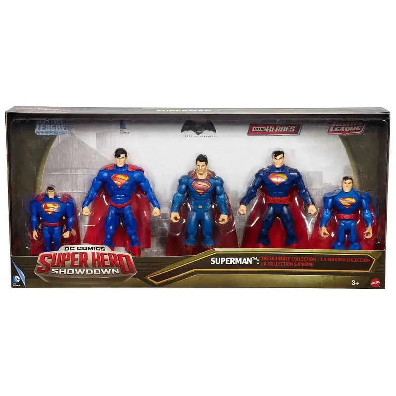 Mattel - 2015 - DC - Superhero Showdown Superman - Action Figure 5-Pack - Ultimate Collection