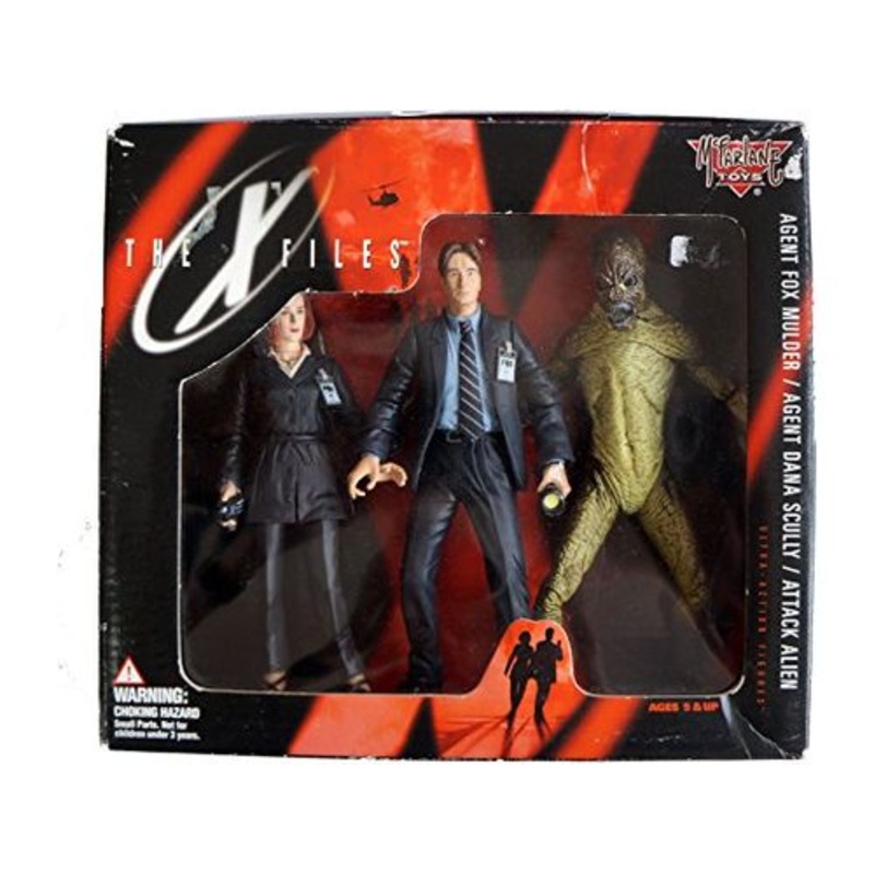 McFarlane Toys - The X Files - 3-Pack Attack Alien Agents Mulder & Scully - Action Figure