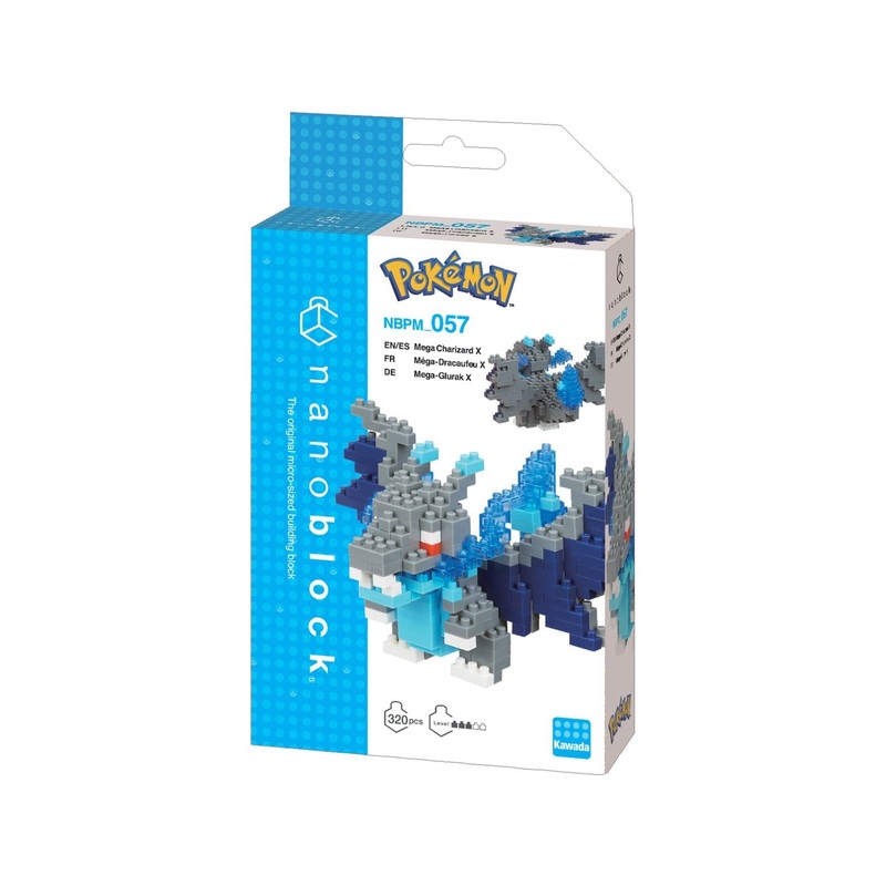 Nanoblock - Pokemon - Mega Charizard X (Lizardon X)
