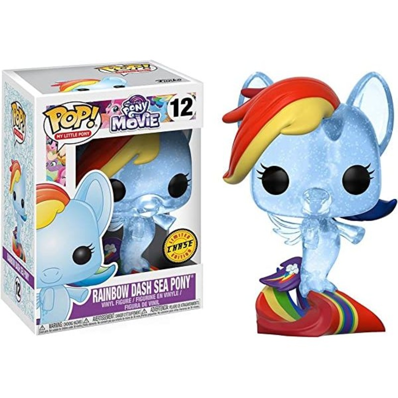 POP! - Movies - My Little Pony The Movie - Rainbow Dash Sea Pony - Chase
