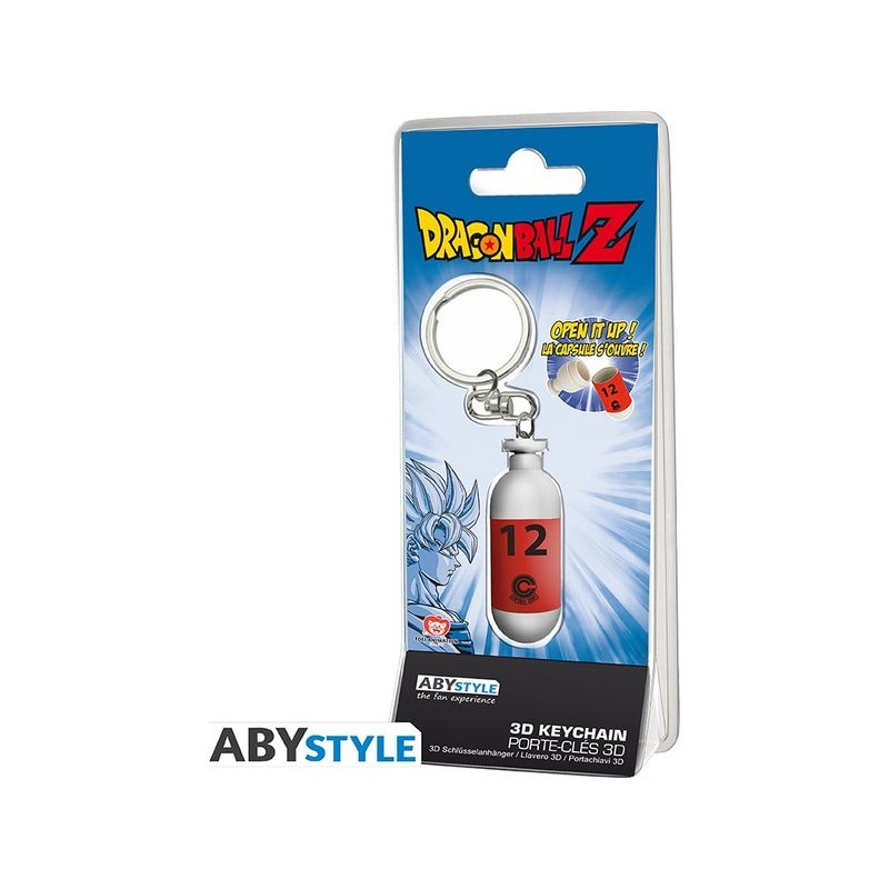 ABYstyle - Dragon Ball Z - 3D Keychain - Capsule Corp Red