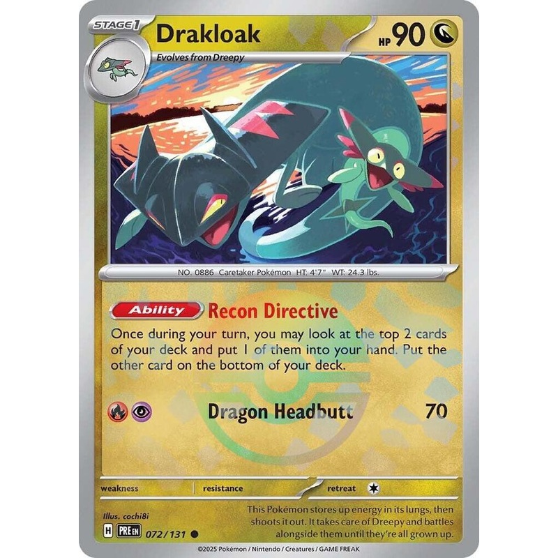 Drakloak (072/131) (Poke Ball Pattern) [Scarlet & Violet: Prismatic Evolutions]