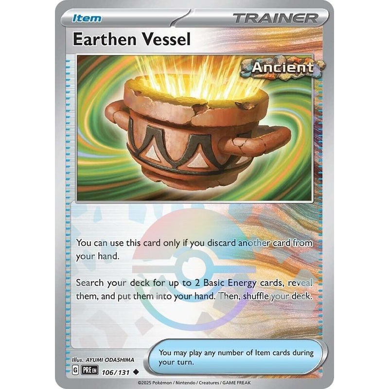 Earthen Vessel (106/131) (Poke Ball Pattern) [Scarlet & Violet: Prismatic Evolutions]