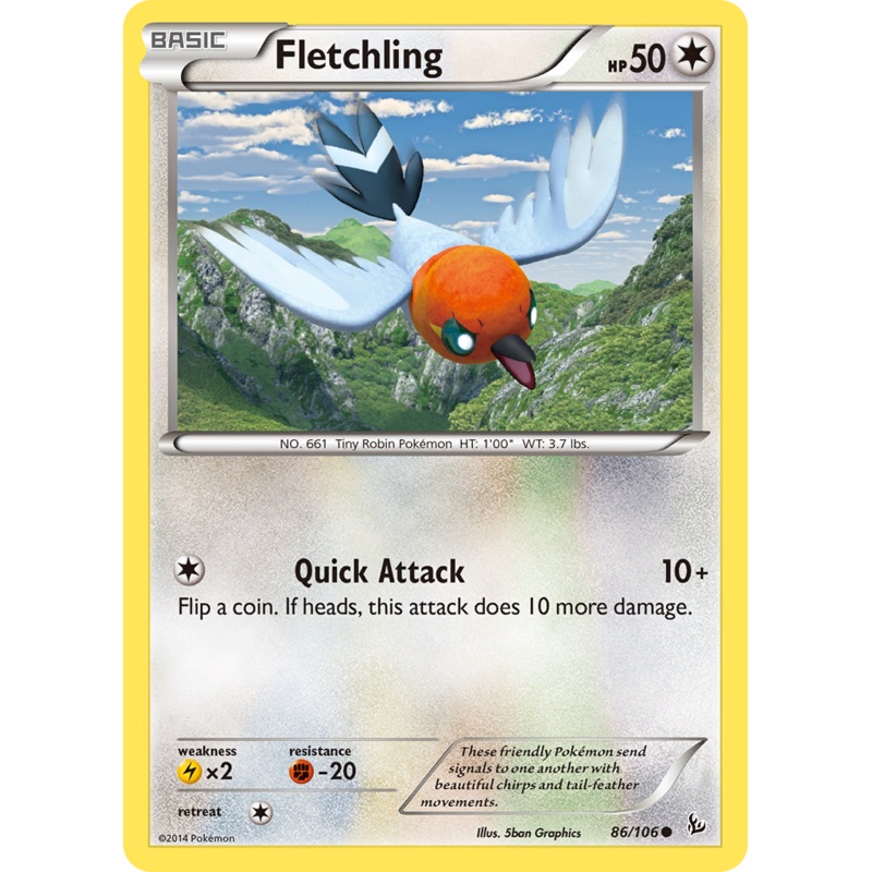 Fletchling (86/106) [XY: Flashfire]