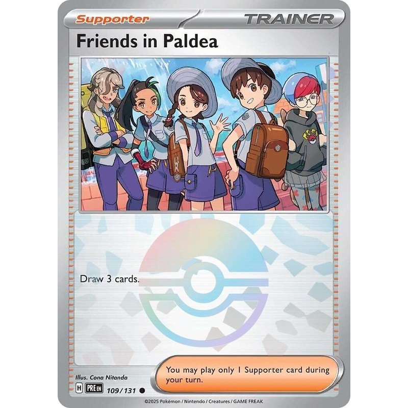 Friends in Paldea (109/131) (Poke Ball Pattern) [Scarlet & Violet: Prismatic Evolutions]