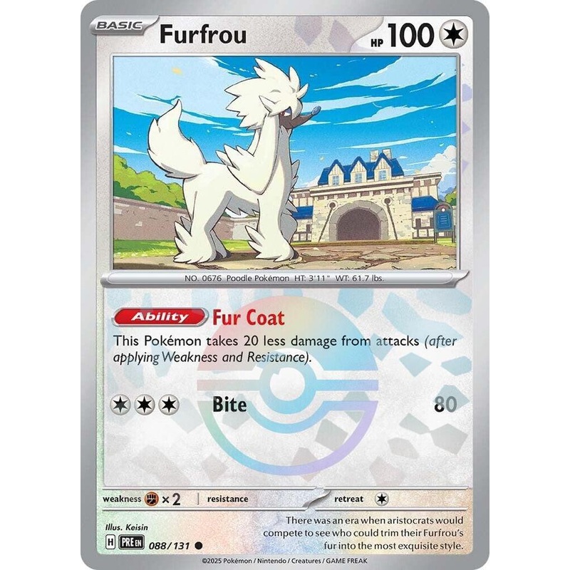 Furfrou (088/131) (Poke Ball Pattern) [Scarlet & Violet: Prismatic Evolutions]