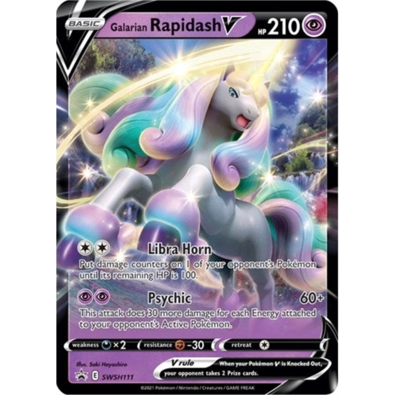 Galarian Rapidash V (SWSH111) [Sword & Shield: Black Star Promos]