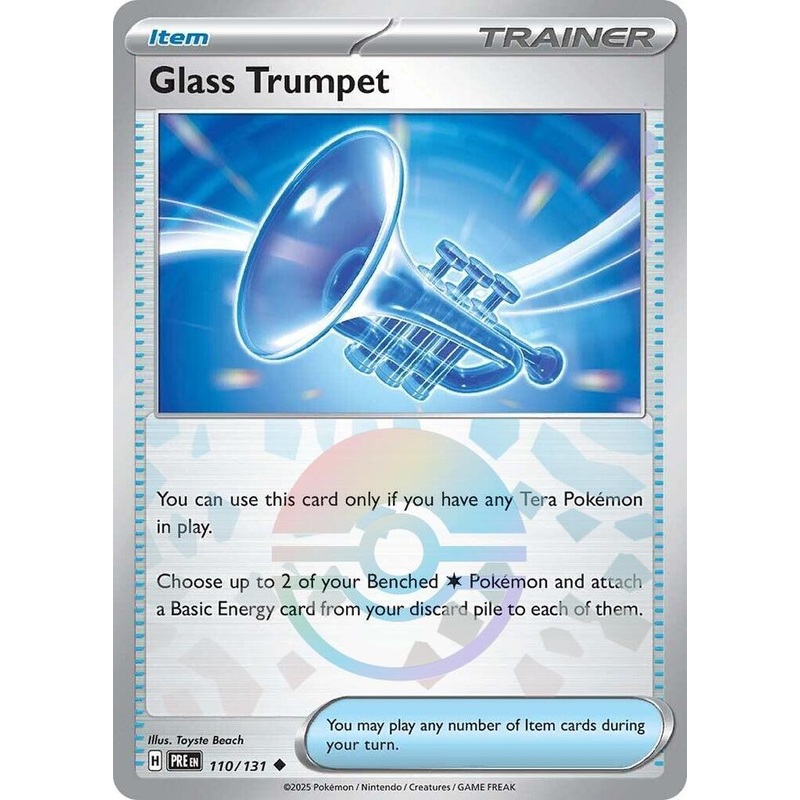 Glass Trumpet (110/131) (Poke Ball Pattern) [Scarlet & Violet: Prismatic Evolutions]
