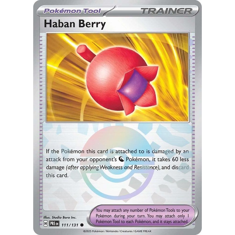 Haban Berry (111/131) (Poke Ball Pattern) [Scarlet & Violet: Prismatic Evolutions]