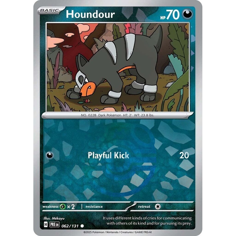 Houndour (062/131) (Master Ball Pattern) [Scarlet & Violet: Prismatic Evolutions]