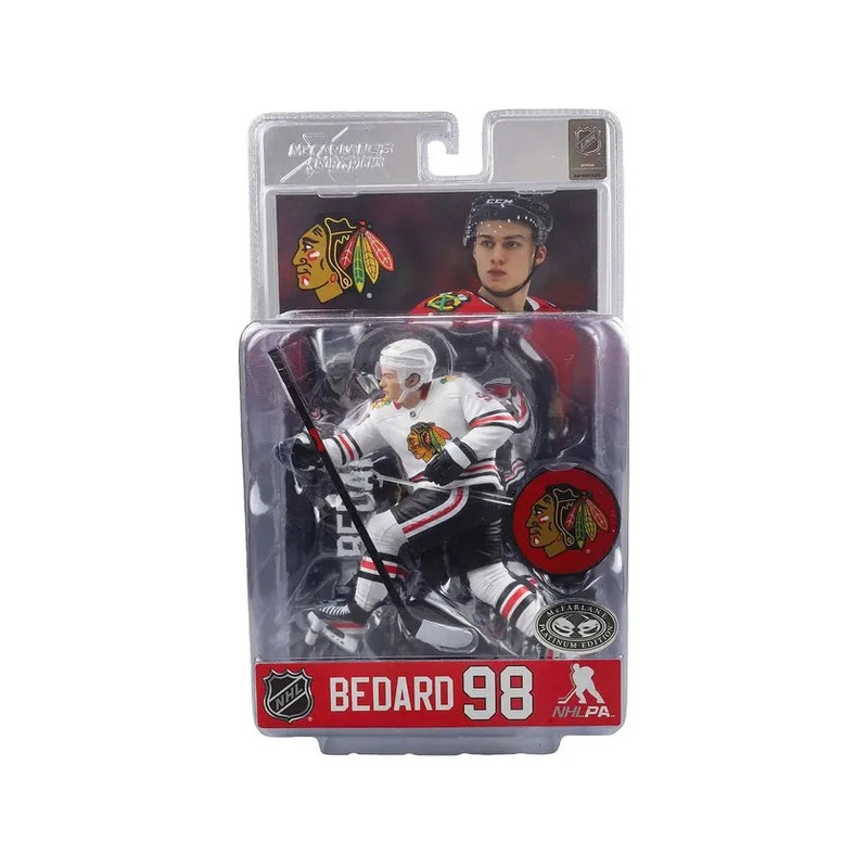 McFarlane Toys - NHL - SportsPicks - Chicago Blackhawks - Connor Bedard - Platinum Edition