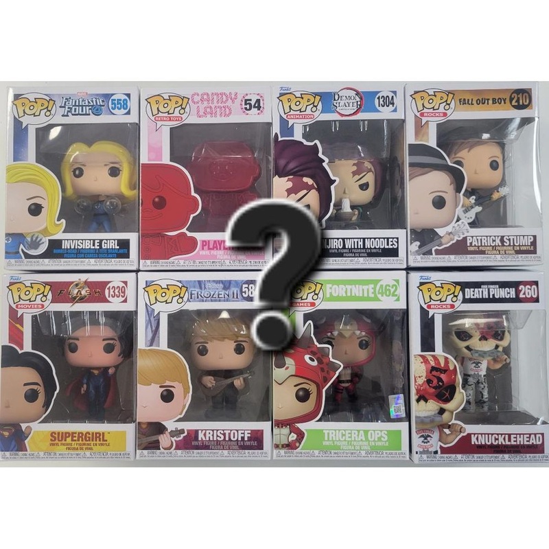 One Random Regular Sized Mystery Funko POP! - For Every 3 Ordered You'll get Another one Free - NO DUPLICATES!