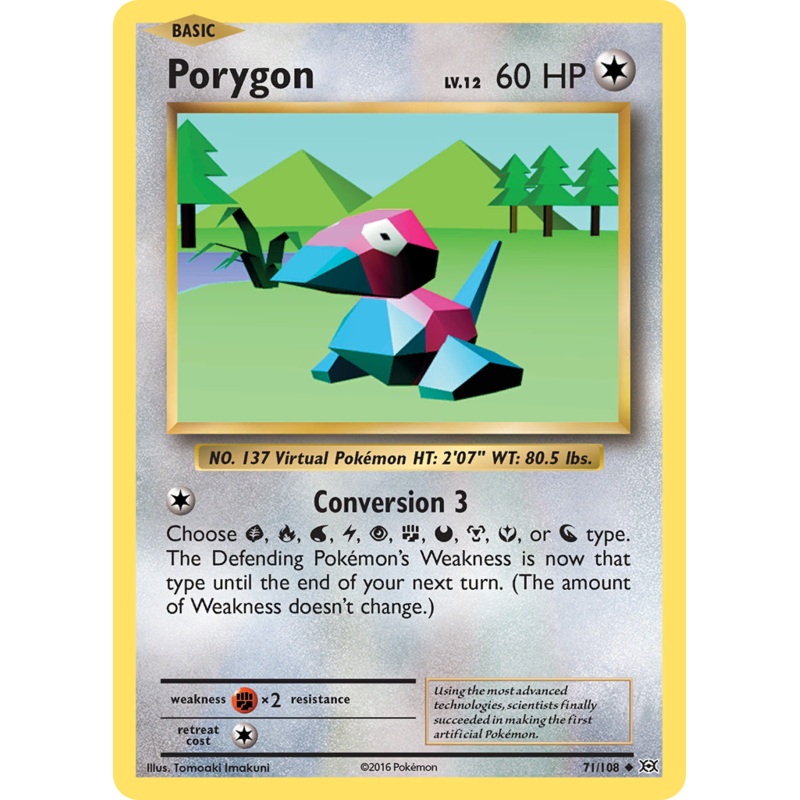 Porygon (71/108) [XY: Evolutions]