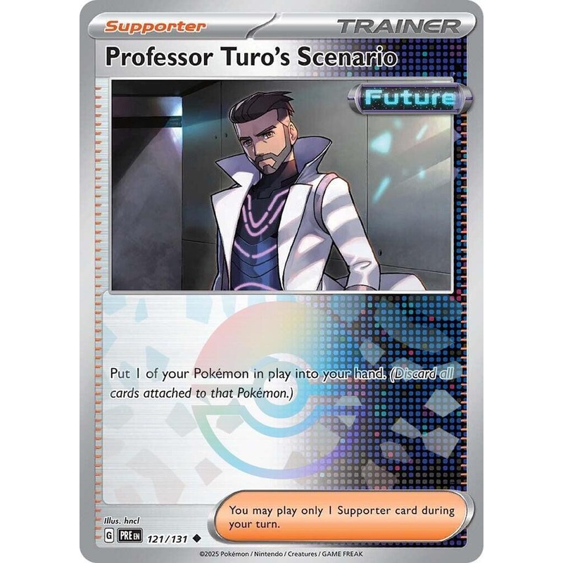 Professor Turo's Scenario (121/131) (Poke Ball Pattern) [Scarlet & Violet: Prismatic Evolutions]