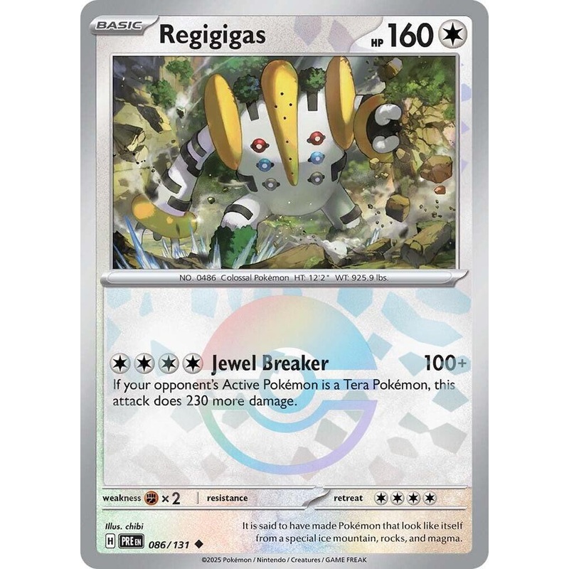 Regigigas (086/131) (Poke Ball Pattern) [Scarlet & Violet: Prismatic Evolutions]