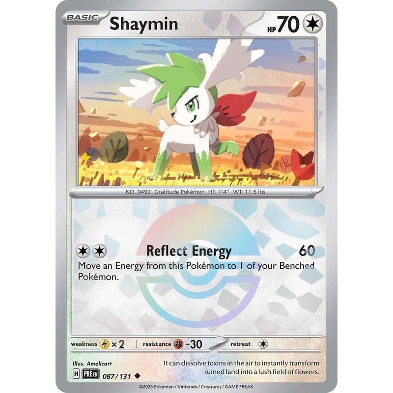 Shaymin (087/131) (Poke Ball Pattern) [Scarlet & Violet: Prismatic Evolutions]