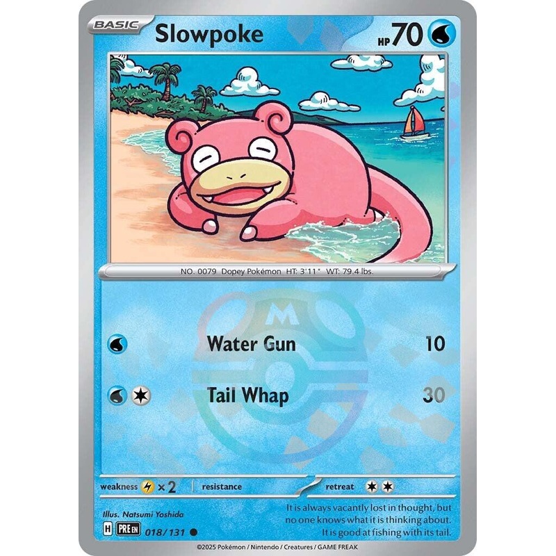 Slowpoke (018/131) (Master Ball Pattern) [Scarlet & Violet: Prismatic Evolutions]