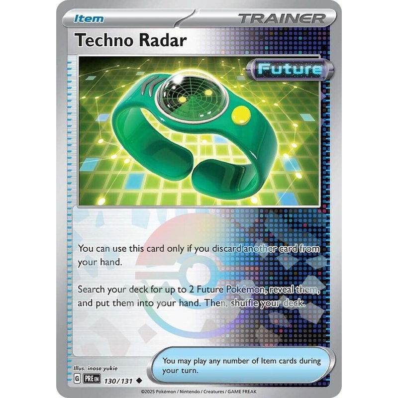 Techno Radar (130/131) (Poke Ball Pattern) [Scarlet & Violet: Prismatic Evolutions]