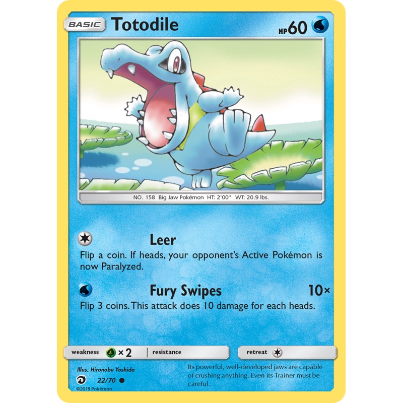 Totodile (22/70) [Sun & Moon: Dragon Majesty]