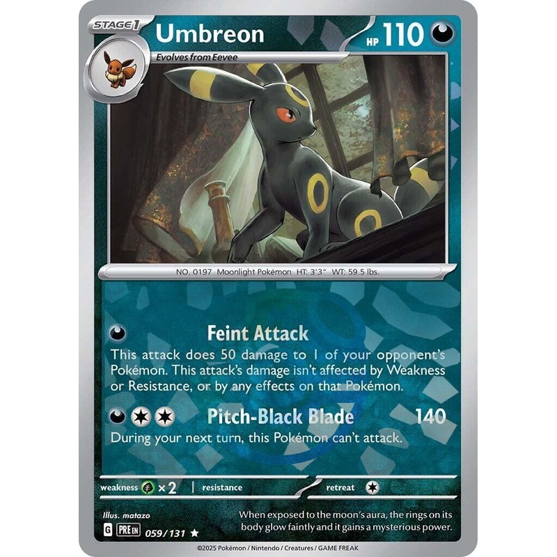 Umbreon (059/131) (Master Ball Pattern) [Scarlet & Violet: Prismatic Evolutions]