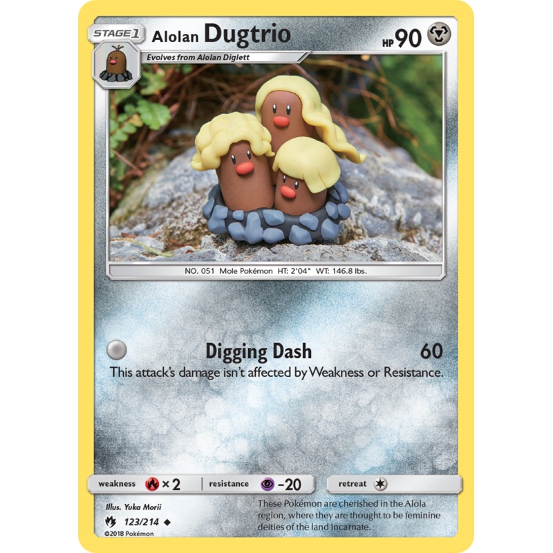 Alolan Dugtrio (123/214) [Sun & Moon: Lost Thunder]