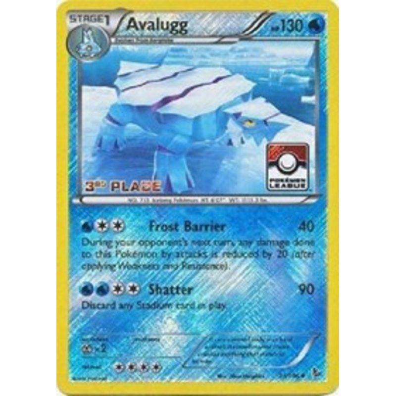 Avalugg (31/106) (League Promo 3rd Place) [XY: Flashfire]