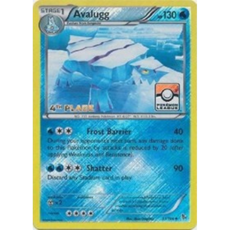 Avalugg (31/106) (League Promo 4th Place) [XY: Flashfire]