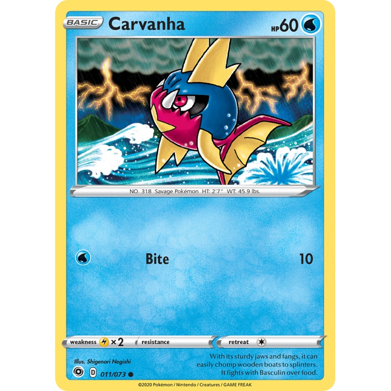 Carvanha (011/073) [Sword & Shield: Champion's Path]