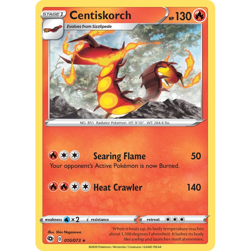 Centiskorch (010/073) [Sword & Shield: Champion's Path]