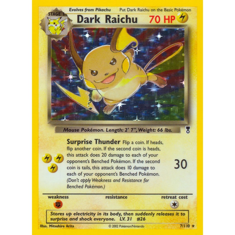 Dark Raichu (7/110) [Legendary Collection]