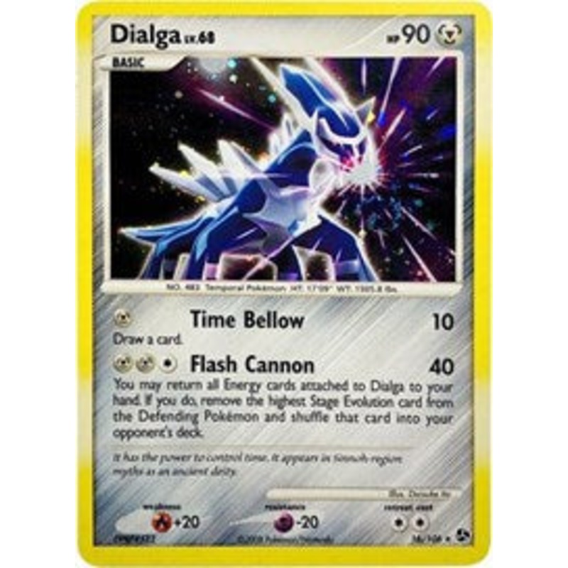 Dialga (16/106) (Cosmos Holo) (Theme Deck Exclusive) [Diamond & Pearl: Great Encounters]