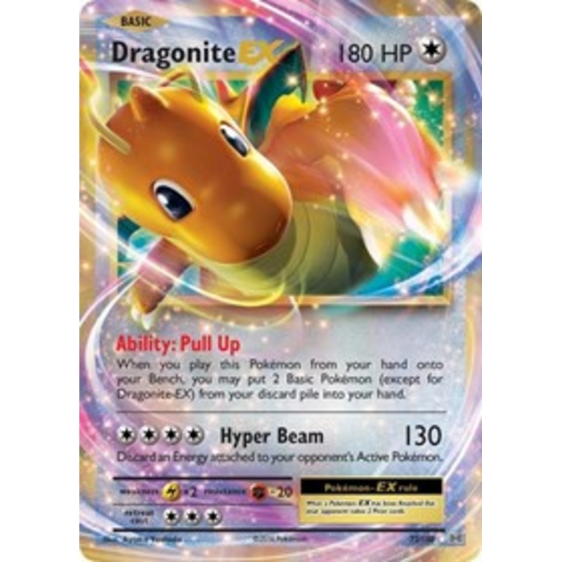 Dragonite EX (72/108) (Jumbo Card) [XY: Evolutions]