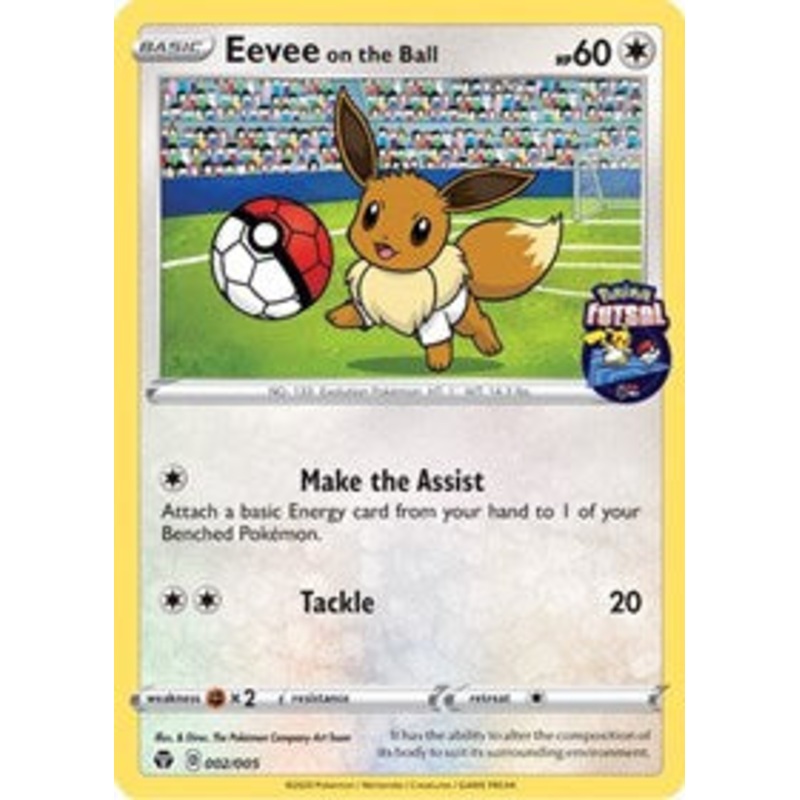 Eevee on the Ball (002/005) [Miscellaneous Cards]