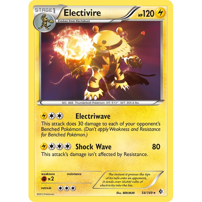 Electivire (54/149) (Cosmos Holo) (Blister Exclusive) [Black & White: Boundaries Crossed]