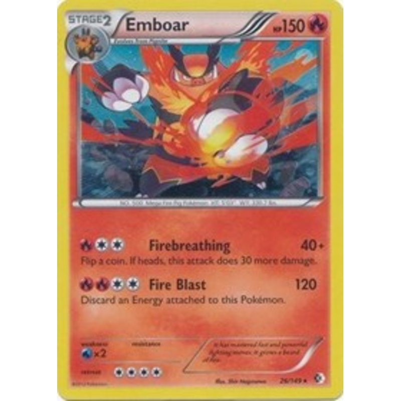 Emboar (26/149) (Cosmos Holo) (Blister Exclusive) [Black & White: Boundaries Crossed]