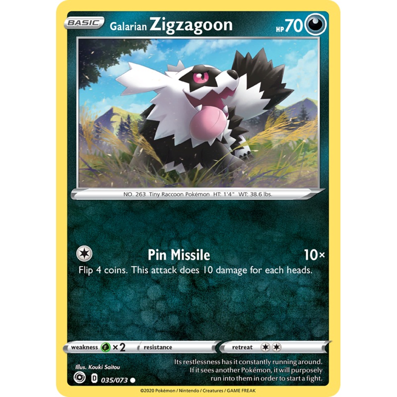 Galarian Zigzagoon (035/073) [Sword & Shield: Champion's Path]