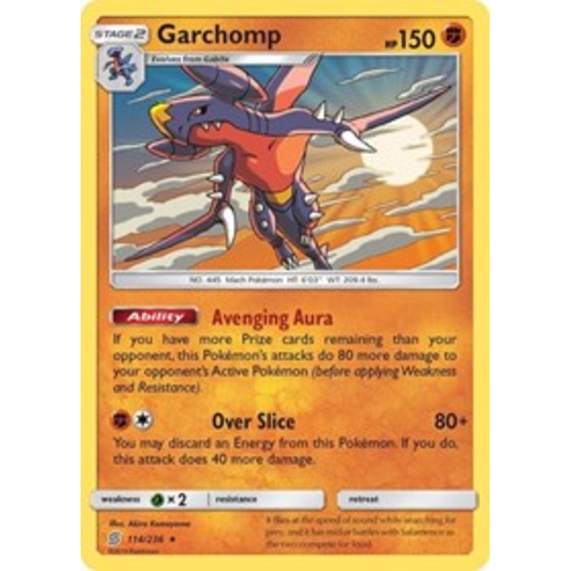 Garchomp (114/236) (Theme Deck Exclusive) [Sun & Moon: Unified Minds]