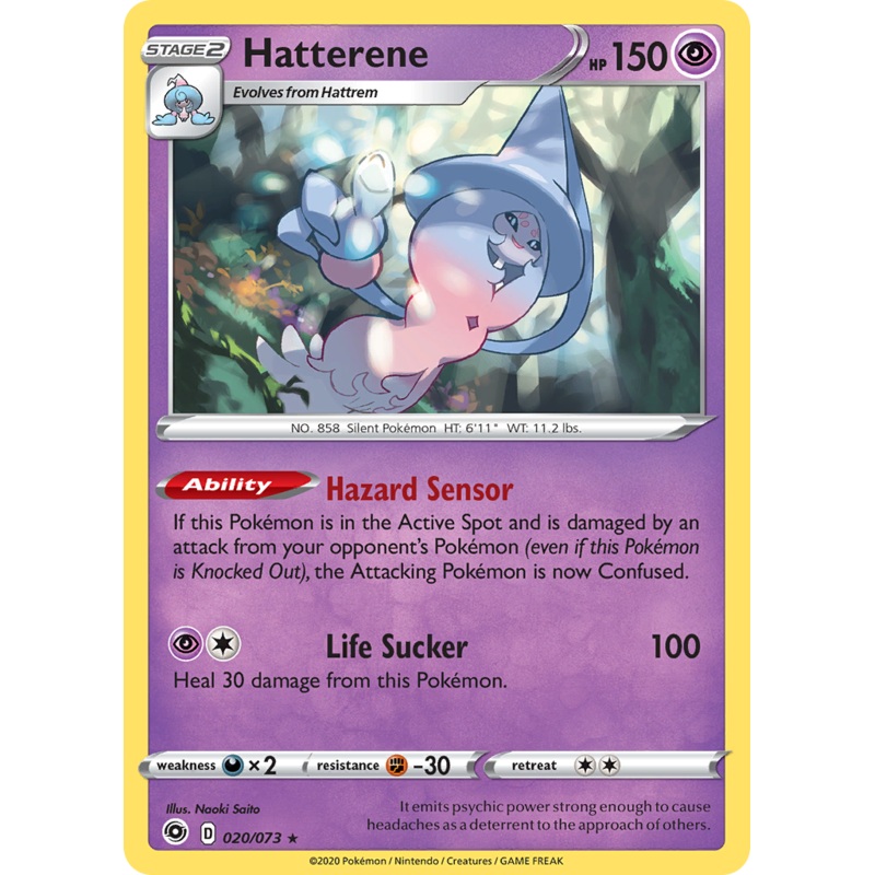 Hatterene (020/073) [Sword & Shield: Champion's Path]