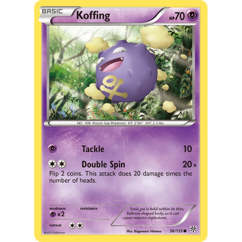 Koffing (56/135) [Black & White: Plasma Storm]