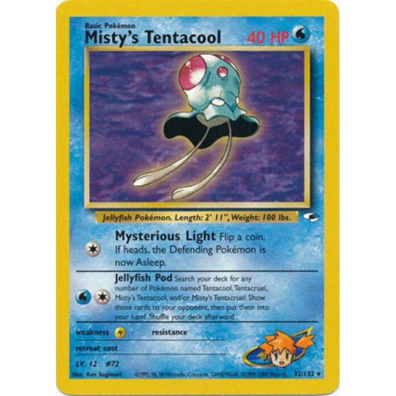 Misty's Tentacool (32/132) [Gym Heroes Unlimited]