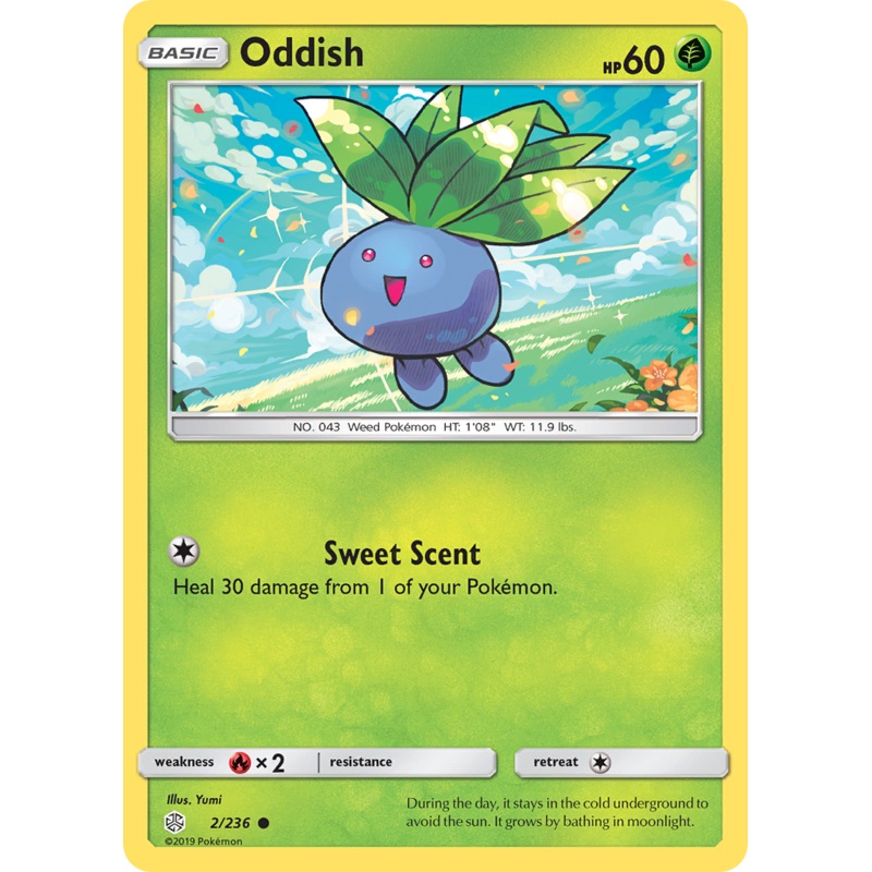 Oddish (2/236) [Sun & Moon: Cosmic Eclipse]
