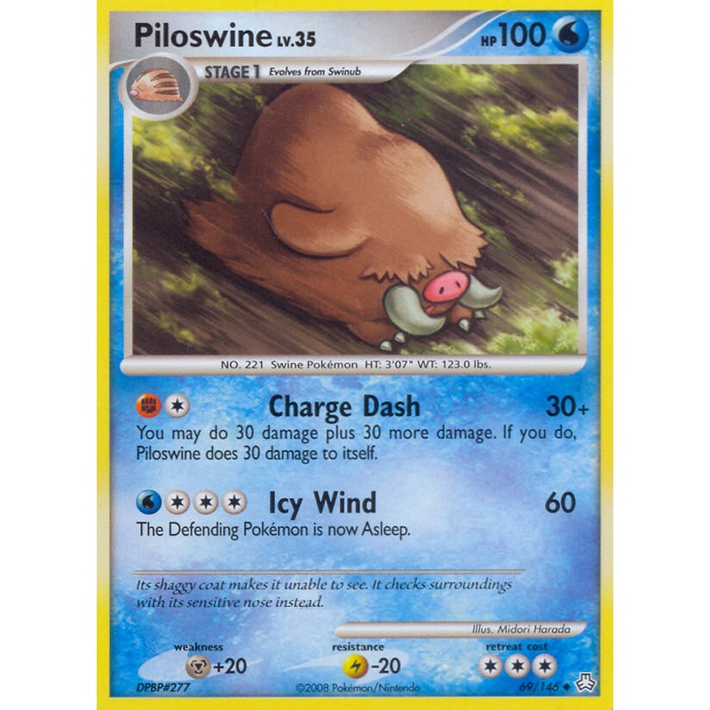 Piloswine (69/146) [Diamond & Pearl: Legends Awakened]