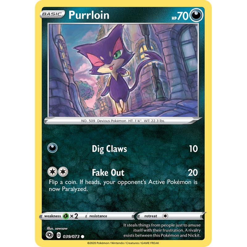 Purrloin (039/073) [Sword & Shield: Champion's Path]