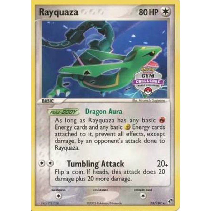 Rayquaza (22/107) (Gym Challenge Promo) [EX: Deoxys]