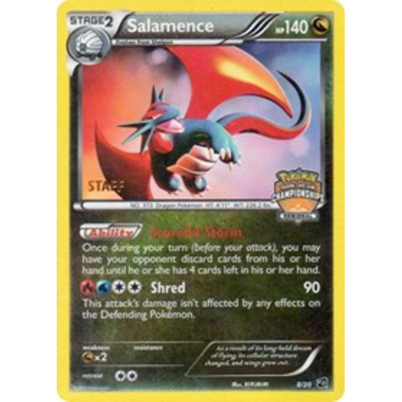 Salamence (8/20) (Regional Championship Promo Staff) [Black & White: Dragon Vault]