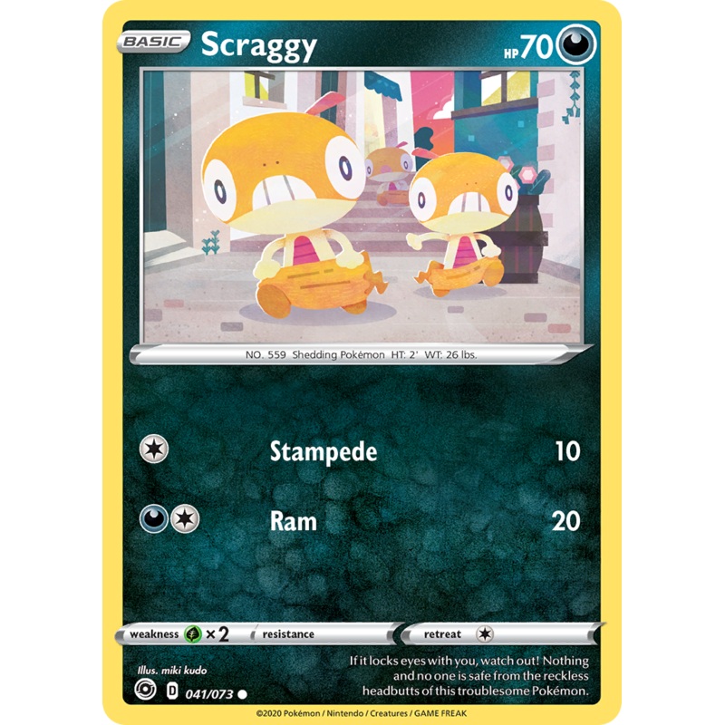 Scraggy (041/073) [Sword & Shield: Champion's Path]