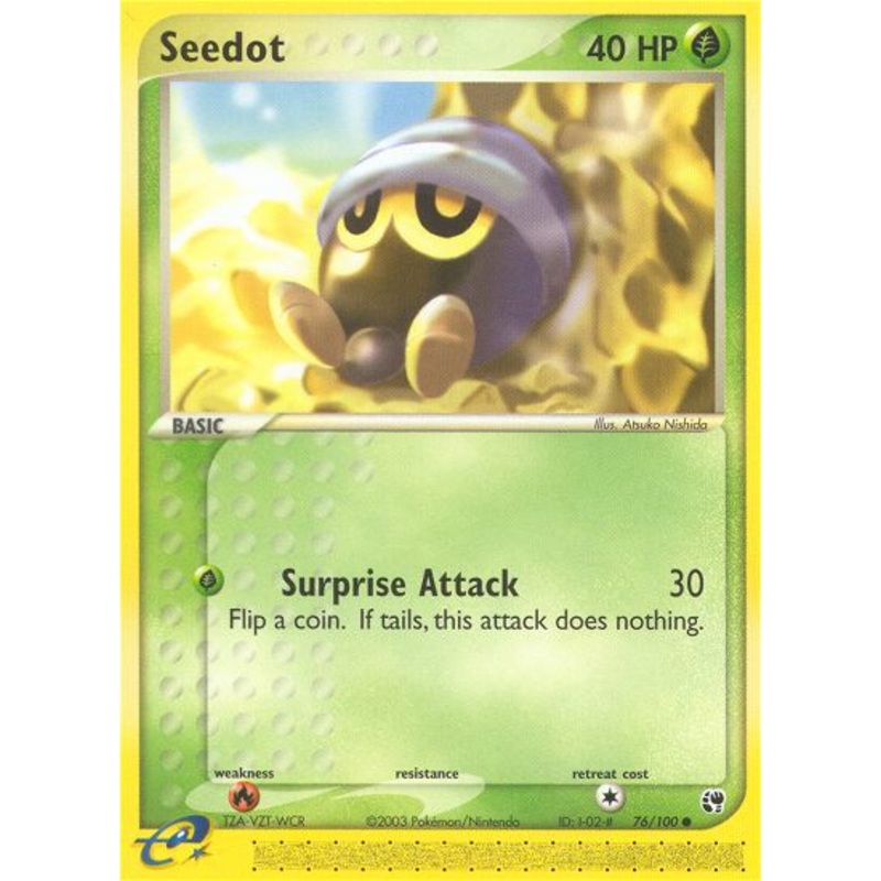 Seedot (76/100) [EX: Sandstorm]