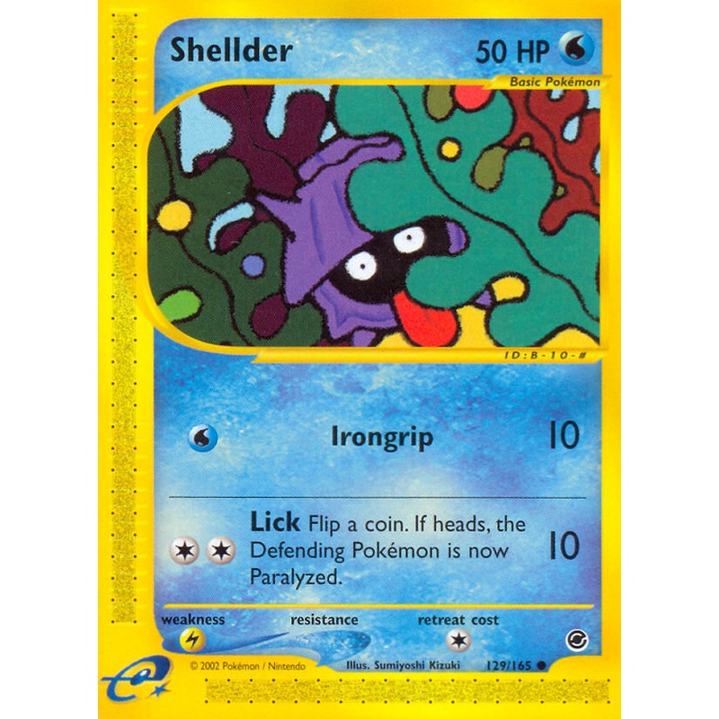 Shellder (129/165) [Expedition: Base Set]