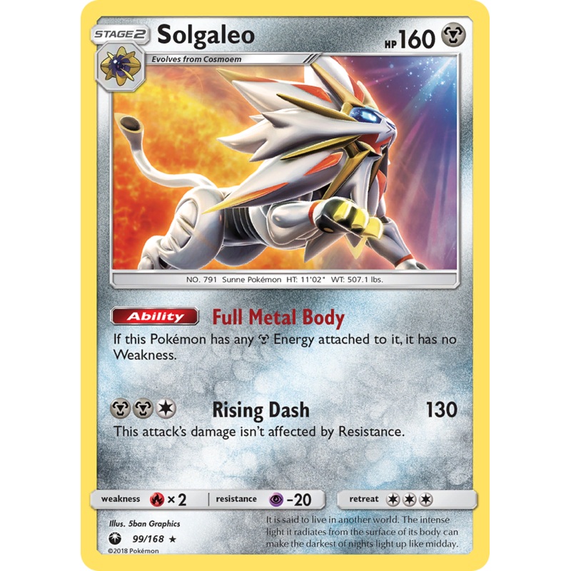 Solgaleo (99/168) [Sun & Moon: Celestial Storm]