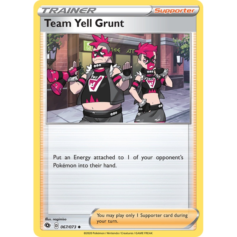 Team Yell Grunt (067/073) [Sword & Shield: Champion's Path]